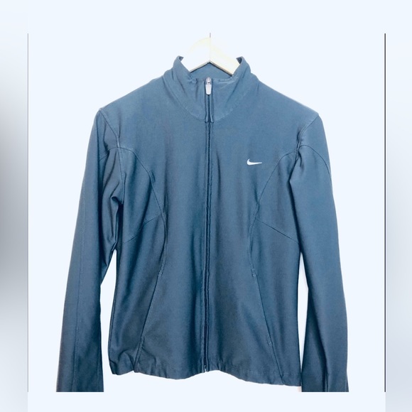 Nike Girls Dri-Fit Full Zip Grey Jacket size Medium - Picture 7 of 9
